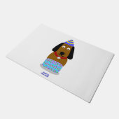 Happy Birthday Pup Deurmat (60,96 cm x 91,44 cm) (Schuin)