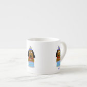 Happy Birthday Pup Espresso Mok (Voorkant rechts)