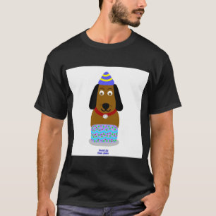 Happy Birthday Pup Mannen Shirt