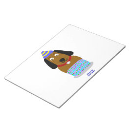 Happy Birthday Pup Notitieblok (27,9 cm x 21,6 cm)