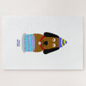 Happy Birthday Pup Puzzel (50,8 cm x 76,2 cm) (Horizontaal)