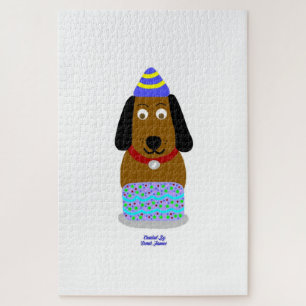 Happy Birthday Pup Puzzel (50,8 cm x 76,2 cm)
