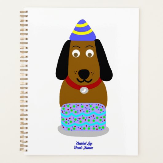 Happy Birthday Pup Standard Planner (Voorkant)