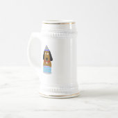 Happy Birthday Pup Stein Mok (Voorkant links)