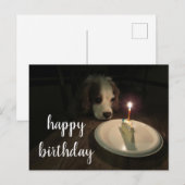 Happy Birthday Puppy | BRIEFKAART (Voorkant / Achterkant)