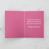 Happy Birthday Puppy Dog Black Labrador Retriever Kaart (Binnen)