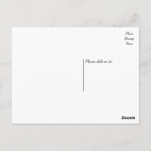 Happy Birthday Puppy Dog Zwart Briefkaart (Achterkant)