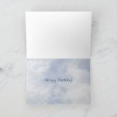 Happy Birthday Puppy en Butterfly Super Schattige Kaart (Binnen)