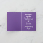  Happy Birthday Puppy Kaart (Binnen)