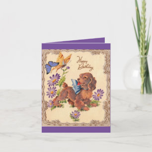 Happy Birthday Puppy Kaart