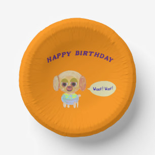 Happy Birthday Puppy Papieren Kommen