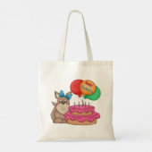 Happy Birthday Puppy Tote Bag (Achterkant)