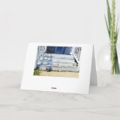 Happy Birthday Purple Flowers Stirs Card Kaart (Achterkant)