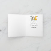 Happy Birthday Purrfect Grandpa Ever Cute Cats Kaart (Binnen)