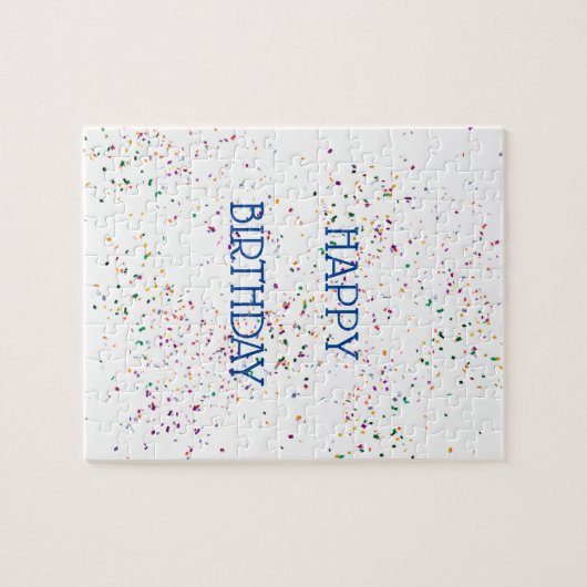 Happy Birthday Puzzle Legpuzzel (Horizontaal)