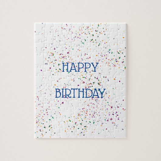 Happy Birthday Puzzle Legpuzzel (Verticaal)