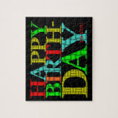 Happy Birthday Puzzle Legpuzzel (Verticaal)