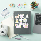 Happy Birthday Queen Sticker sheet (iPad Cover)