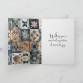 Happy Birthday Quilt Pattern met Needle Kaart (Binnen)