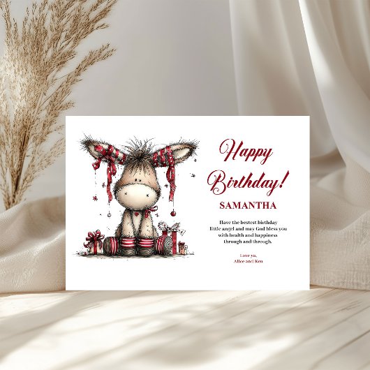 Happy Birthday Quirky Animals Personalized kids
