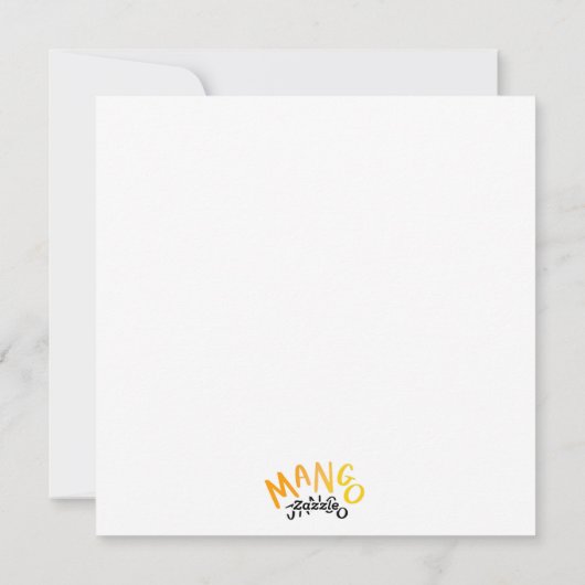 Happy Birthday Quirky Handwriting Green to Blue Feestdagenkaart (Achterkant)