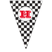 Happy Birthday Racing Checkered Flag Bunting Vlaggetjes (Tweede vlag)