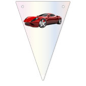 Happy Birthday Racing Checkered Flag Bunting Vlaggetjes (Eerste vlag)