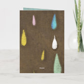 Happy Birthday Rain Card Kaart (Achterkant)