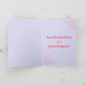 Happy Birthday Rainbow Age Kaart (Binnen)