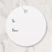 Happy Birthday Rainbow Blue Peach Bedankjes Labels (Achterkant)