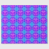 Happy Birthday Rainbow Clouds Cadeaupapier (Vlak)