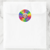 Happy Birthday Rainbow Foto Stickers Sjabloon (Tas)