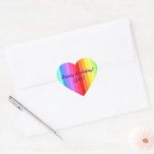 Happy Birthday - Rainbow Heart Stickers (Envelop)