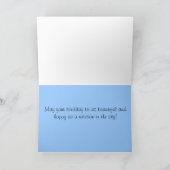 Happy Birthday Rare Face Rainbow Kaart (Binnen)