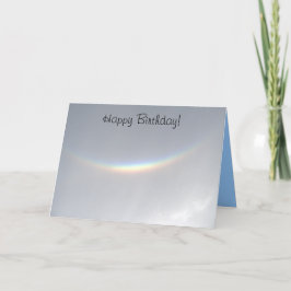Happy Birthday Rare Face Rainbow Kaart
