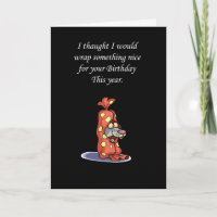 Happy Birthday rat in een humoristische verpakking