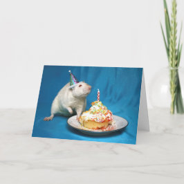 Happy Birthday Rat Kaart