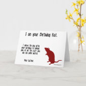 Happy Birthday Rat Kaart (Gele Bloem)