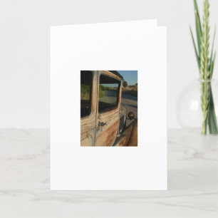 Happy Birthday Rat Rod Card Kaart