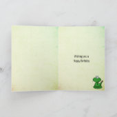 Happy Birthday Rattlesnake Kaart (Binnen)