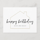Happy Birthday Realty Briefkaart (Voorkant)