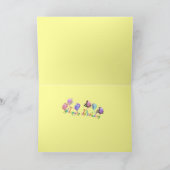 Happy Birthday Recycled Wenskaart Kaart (Binnen)