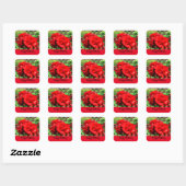 Happy Birthday Red Rose #1 Stickers (Vel)