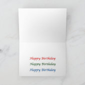 Happy Birthday REIKI Happy Birthday Kaart (Binnen)