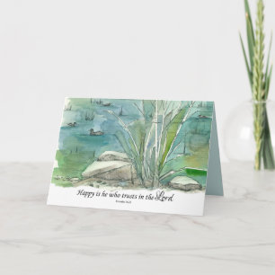 Happy Birthday Religious Proverbs Scripts Ducks Kaart