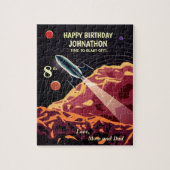 Happy Birthday Rocket Space Universe Fun Legpuzzel (Verticaal)