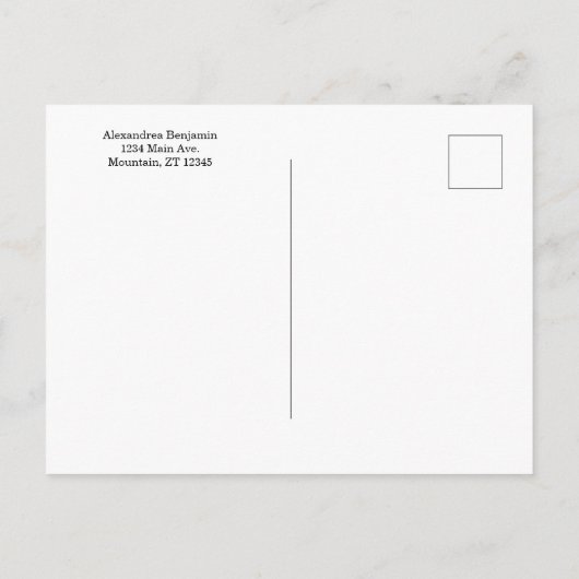 Happy Birthday Rocket Spaceship Universe Custom Briefkaart (Achterkant)