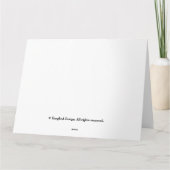 Happy Birthday  rode tulpen floral stijlvol Kaart (Achterkant)