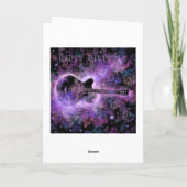 Happy Birthday Romantic Guitar Music Kaart (Achterkant)