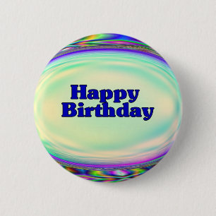Happy Birthday Ronde Button 5,7 Cm